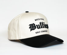Load image into Gallery viewer, Back Nine Bullies Snapback Beige/Black