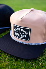 Load image into Gallery viewer, Back Nine Bullies Unstructured Performance Hat (Sand/Black)